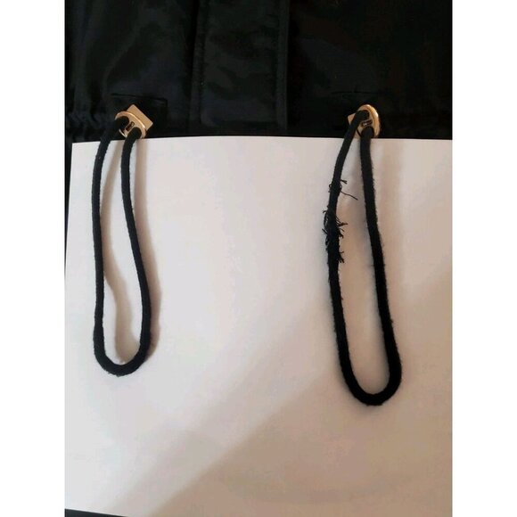 Steve Madden Parka Black Faux Fur Trim And Lining Removable Hood Sz M Penny Lane - Picture 16 of 16